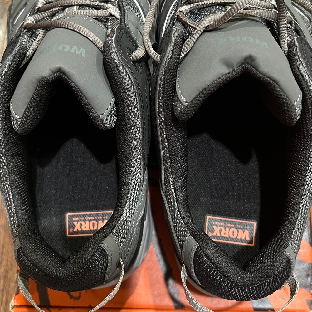 Men's Black & Gray Work Sneakers - Picture 8 of 8